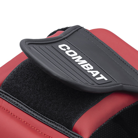 Kask bokserski Adidas COMBAT 50 HG czarno czerwony