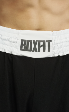 Spodnie do kickboxingu BOXFIT czarne