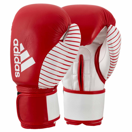 Rękawice do kickboxingu Adidas Kickboxing Competition WAKO czerwono białe