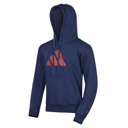 Bluza sportowa Adidas Community Perfo Script granatowa