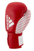 Rękawice do kickboxingu Adidas Kickboxing Competition WAKO czerwono białe