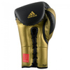 Rękawice bokserskie wiązane Adidas SPEED TILT 350 czarno zlote