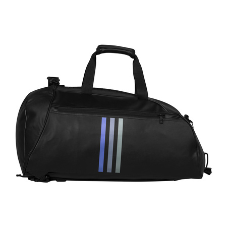 Torba sportowa 2 w 1 Adidas Combat Sports czarno niebieska