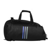 Torba sportowa 2 w 1 Adidas Combat Sports czarno niebieska