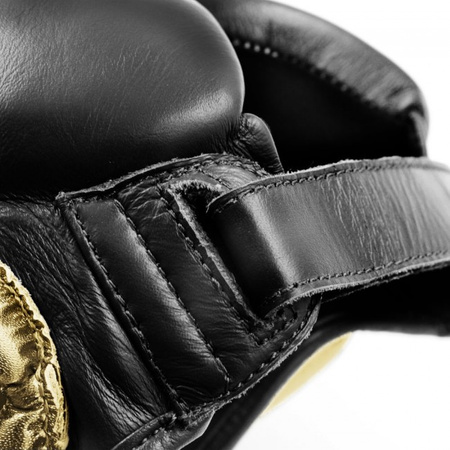 Kask bokserski Adidas ADISTAR PRO czarny skórzany