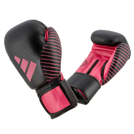 Rękawice do kickboxingu Adidas Kickboxing Competition WAKO czarno różowe