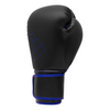 Rękawice bokserskie Adidas HYBRID 80 czarno niebieskie