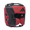 Kask bokserski Adidas COMBAT 50 HG czarno czerwony