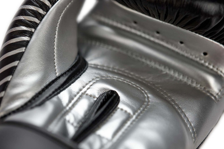 Rękawice do kickboxingu Adidas Kickboxing Competition WAKO czarno srebrne