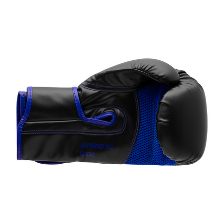 Rękawice bokserskie Adidas HYBRID 80 czarno niebieskie