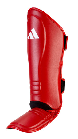 Ochraniacz piszczeli i stopy Adidas czerwony