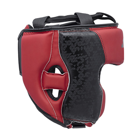 Kask bokserski Adidas COMBAT 50 HG czarno czerwony