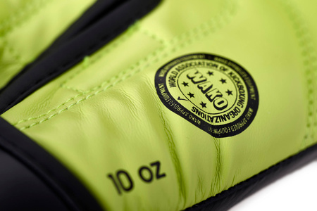 Rękawice do kickboxingu Adidas Kickboxing Competition WAKO czarno żółte