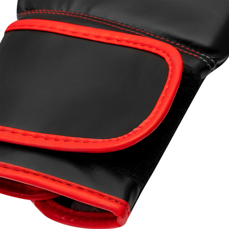 Rękawice bokserskie Adidas HYBRID 80 czarno czerwone