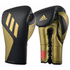 Rękawice bokserskie wiązane Adidas SPEED TILT 350 czarno zlote