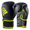 Rękawice bokserskie Adidas HYBRID 80 czarno żółte