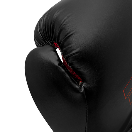 Rękawice bokserskie Adidas HYBRID 80 czarno czerwone