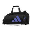 Torba sportowa 2 w 1 Adidas Combat Sports czarno niebieska