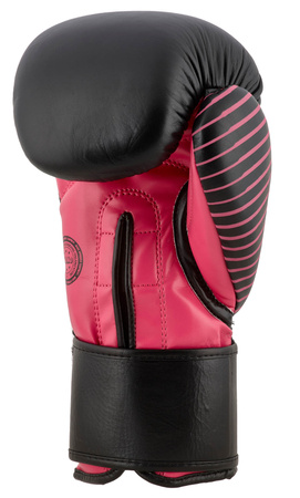 Rękawice do kickboxingu Adidas Kickboxing Competition WAKO czarno różowe