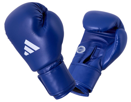 Rękawice do kickboxingu Adidas WAKO niebieskie