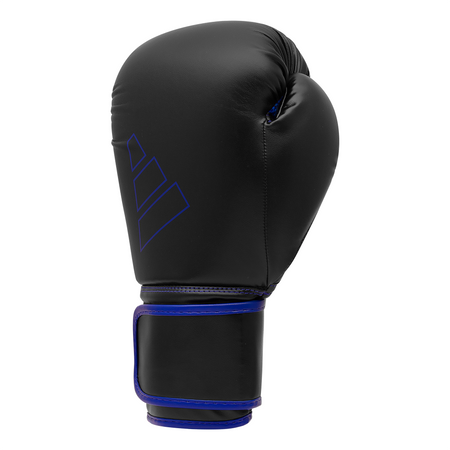 Rękawice bokserskie Adidas HYBRID 80 czarno niebieskie