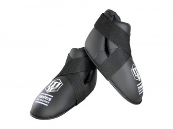 Ochraniacze stopy Sport Masters skórzane czarne