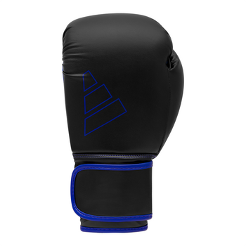 Rękawice bokserskie Adidas HYBRID 80 czarno niebieskie