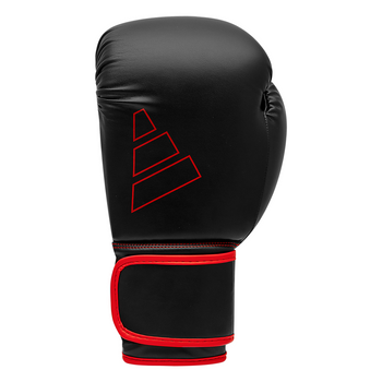 Rękawice bokserskie Adidas HYBRID 80 czarno czerwone