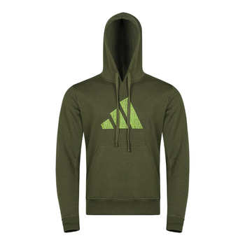 Bluza sportowa Adidas Community Perfo Script oliwkowa