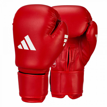 Rękawice bokserskie turniejowe Adidas IBA ze skóry syntetycznej
